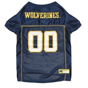 Michigan wolverines pet jersey